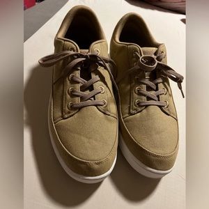 ALLBIRDS- MEN’s Tan Canvas Sz 14 like new